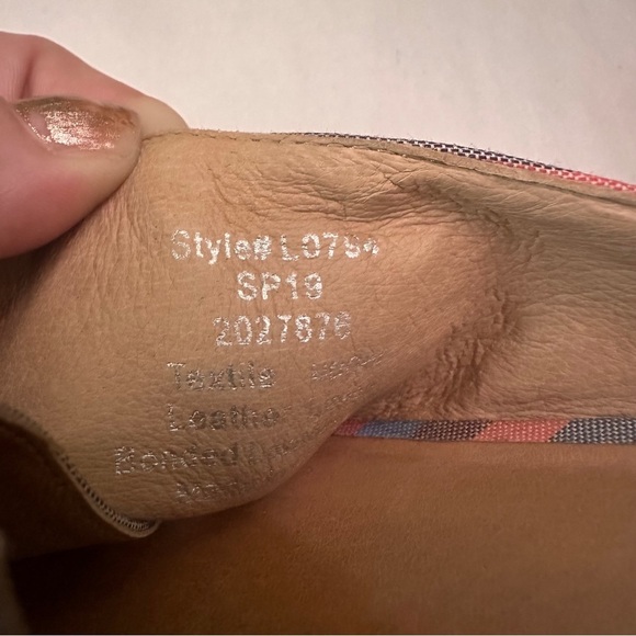 Madewell The Ruthie Crisscross Mule Sandals in Rainbow Stripe size 9.5 - Picture 7 of 7